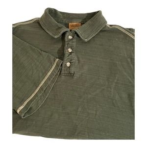 Big Sky Outfitters Mens Polo Short Sleeve Green Size Medium